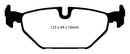 EBC 99-01 Saab 9-5 2.3 Turbo (Aero) Yellowstuff Rear Brake Pads