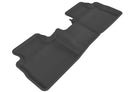3D MAXpider 2008-2013 Nissan Rogue Kagu 2nd Row Floormats - Black