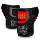 Anzo 07-11 Toyota Tundra Full LED Tailights Black Housing Smoke Lens G2 (w/C Light Bars)