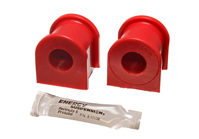 Energy Suspension 05-07 Scion tC Red 21mm Front Sway Bar Bushing Set