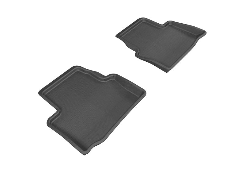 3D MAXpider 2013-2019 Cadillac ATS/ATS-V Kagu 2nd Row Floormats - Black