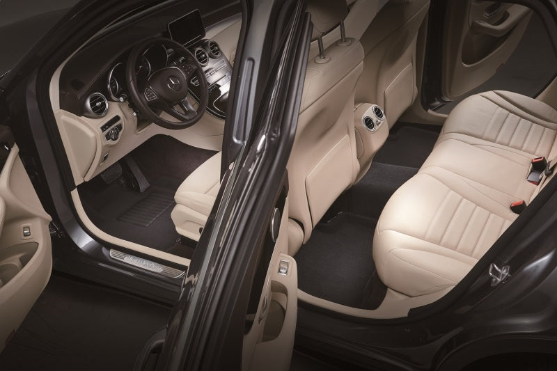 3D Maxpider 16-19 Mercedes GLE-Class Suv/Coupe Amg GLE63 SUV Elegant 1st 2nd Row - Set (Black)