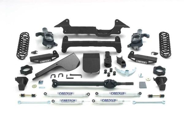 Fabtech 03-08 Hummer H2 4WD w/Rear Coil Springs 6in Perf. System w/Perf. Shocks