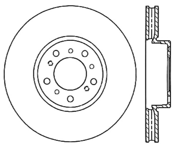 StopTech Slotted & Drilled Sport Brake Rotor