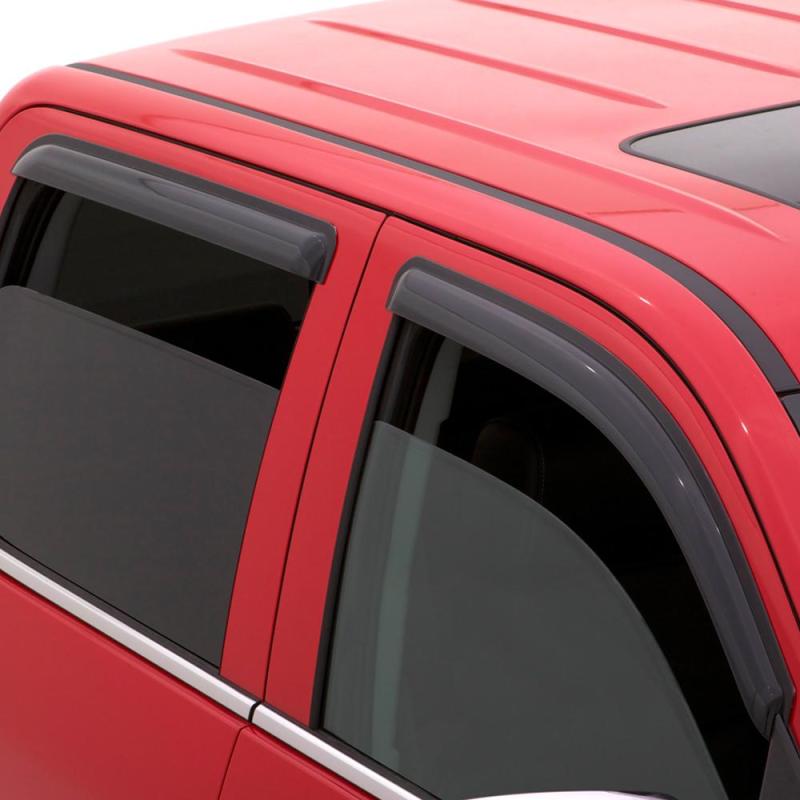 AVS 05-09 Hummer H3 Ventvisor Outside Mount Window Deflectors 4pc - Smoke