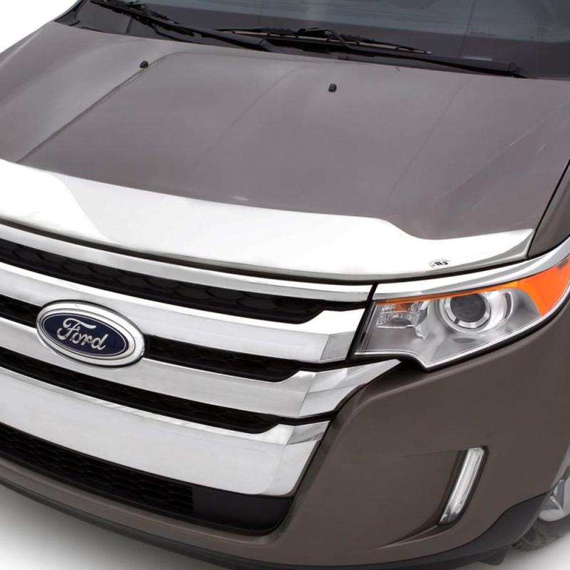 AVS 16-18 Chevy Silverado 1500 Aeroskin Low Profile Hood Shield - Chrome