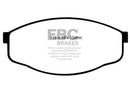 EBC 84-93 Toyota Pick-Up 1/2 Ton 2WD Greenstuff Front Brake Pads