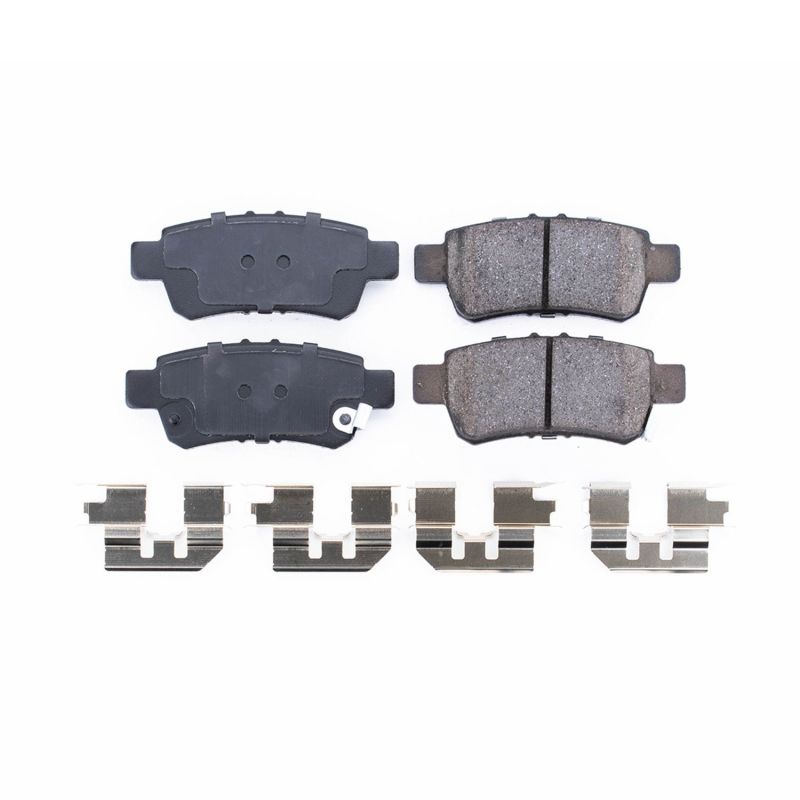 Power Stop 05-10 Honda Odyssey Rear Z17 Evolution Ceramic Brake Pads w/Hardware