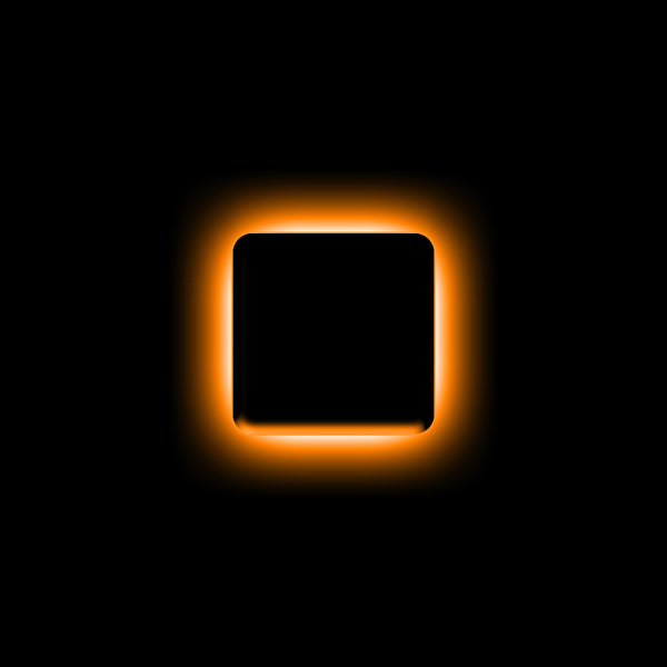 ORACLE Lighting Universal Illuminated LED Letter Badges - Matte Black Surface Finish - I
