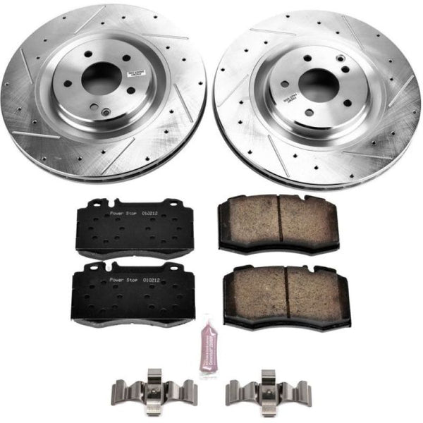 Power Stop 03-06 Mercedes-Benz CLK500 Front Z23 Evolution Sport Brake Kit