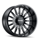 Mayhem 8114 Utopia 20x9 / 8x165.1 BP / 0mm Offset / 125.2mm Hub Black w/ Milled Spokes Wheel