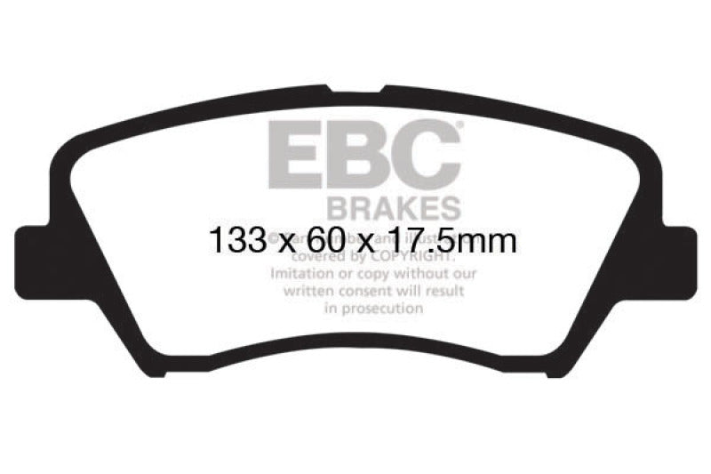 EBC 13+ Hyundai Elantra 1.8 Yellowstuff Front Brake Pads