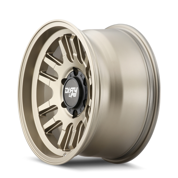 Dirty Life 9310 Canyon 17x9 / 6x139.7 BP / -12mm Offset / 106mm Hub Satin Gold Wheel