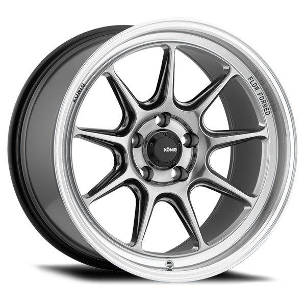 Konig Countergram 18x9.5A 5x114.3 ET35 Hyper Chrome / Machined Lip