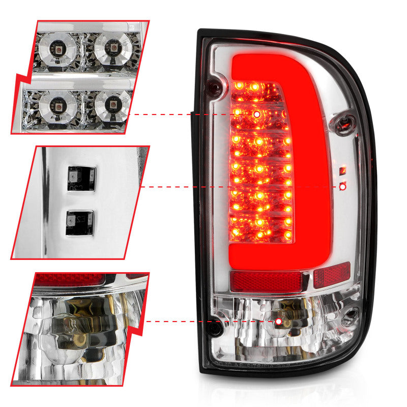 ANZO 1995-2004 Toyota Tacoma LED Taillights (Pair)