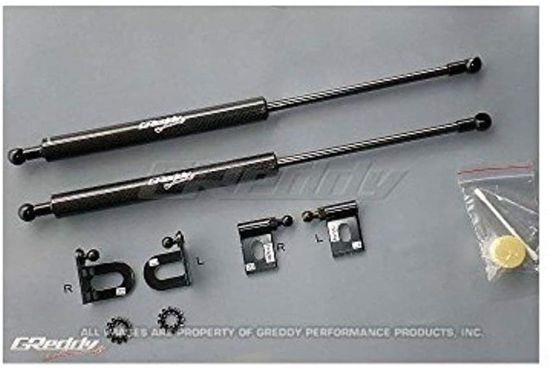 GReddy 08-11 Mitsubishi Evo X CZ4A Engine Hood Lifter Kit (Designed for OEM weight hoods.)