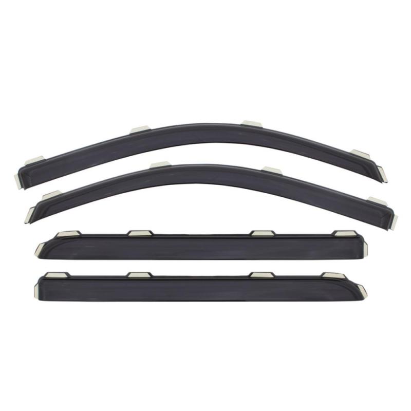 AVS 16-21 Mazda CX-3 Ventvisor In-Channel Front & Rear Window Deflectors 4pc - Smoke