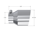 MBRP Universal Stainless Steel Dual Wall Tip 4.5in OD/3in Inlet/6.13in L