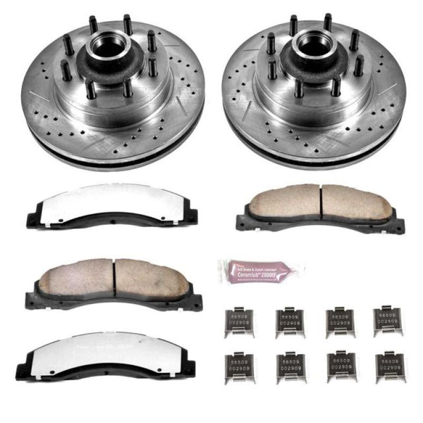Power Stop 08-14 Ford E-150 Front Z36 Truck & Tow Brake Kit