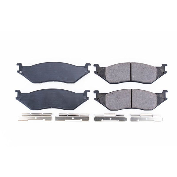 Power Stop 2002 Ford E-550 Econoline SD Front or Rear Z17 Evolution Ceramic Brake Pads w/Hardware