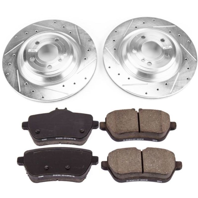 Power Stop 15-16 Mercedes-Benz SL400 Rear Z23 Evolution Sport Brake Kit