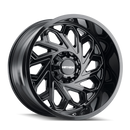 Mayhem 8112 Essex 20x10 / 6x135 BP / -19mm Offset / 106mm Hub Black w/ Milled Spokes Wheel