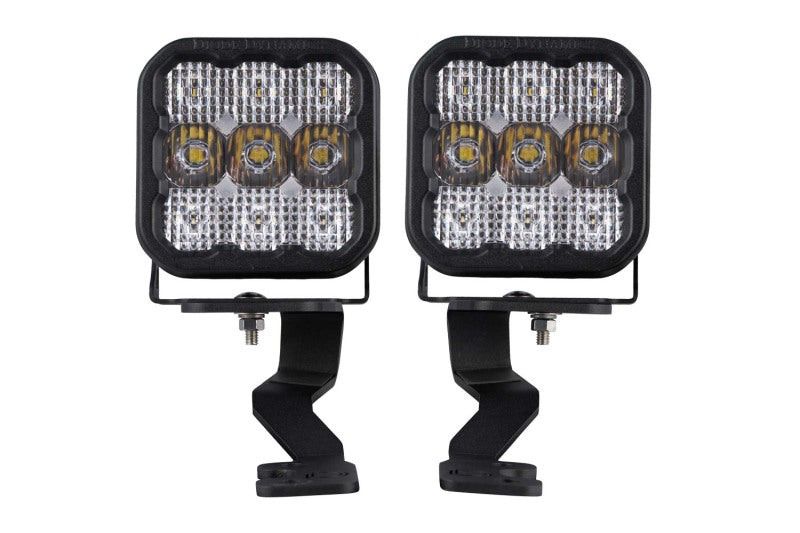 Diode Dynamics 2022 Toyota Tundra SS5 Sport Stage Series Ditch Light Kit - White Combo
