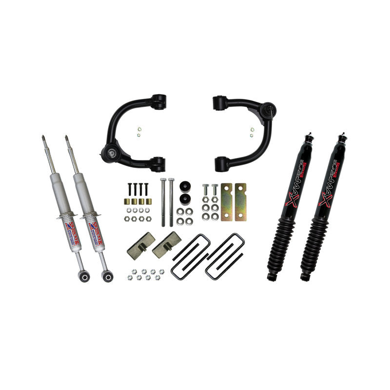 Skyjacker 16-20 Toyota Tacoma 3.0in UCA Lift Kit w/Rear Blocks and Black MAX Shocks