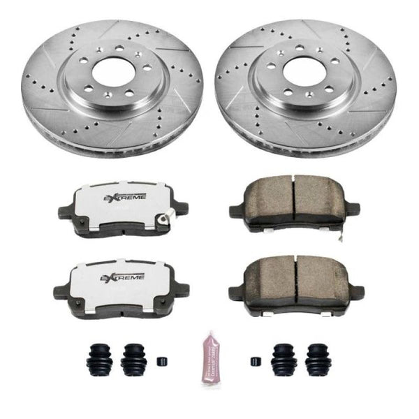 Power Stop 06-09 Pontiac Solstice Front Z26 Street Warrior Brake Kit