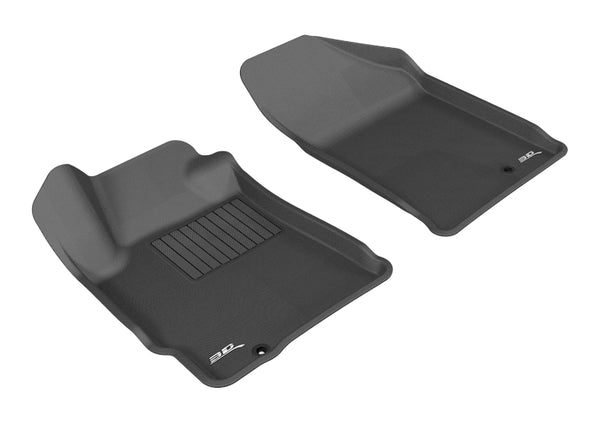 3D MAXpider 2007-2012 Nissan Altima Coupe/Sedan Kagu 1st Row Floormat - Black