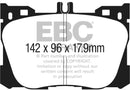 EBC 2019+ Mercedes-Benz CLS450 (C257) 3.0L Turbo Greenstuff Front Brake Pads