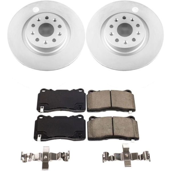 Power Stop 16-17 Cadillac CT6 Front Z17 Evolution Geomet Coated Brake Kit