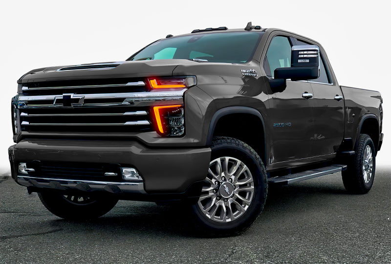 Oracle 20-21 Chevy Silverado HD 2500/3500 RGB+W Headlight DRL Upgrade Kit - ColorSHIFT