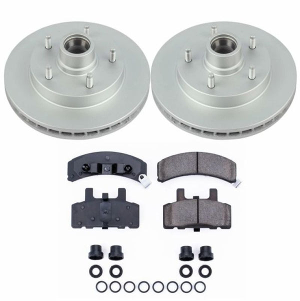 Power Stop 94-99 Dodge Ram 1500 Front Z17 Evolution Geomet Coated Brake Kit