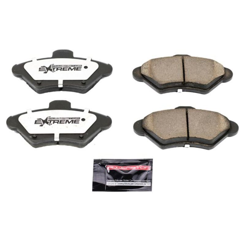 Power Stop 94-98 Ford Mustang Front Z26 Extreme Street Brake Pads w/Hardware