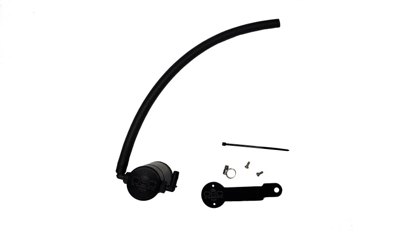 J&amp;L 17-23 Honda CRV 1.5L Turbo Passenger Side Oil Separator 3.0 - Black Anodized