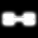 ORACLE Lighting Universal Illuminated LED Letter Badges - Matte White Surface Finish - X