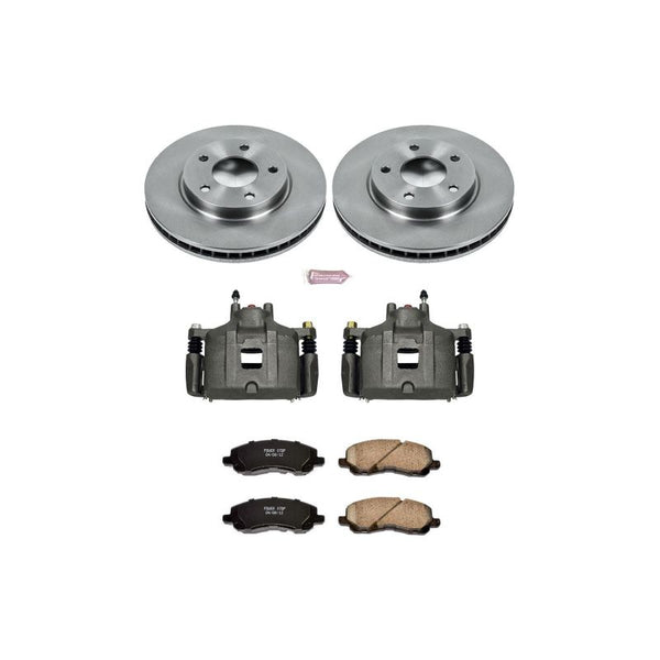 Power Stop 08-17 Mitsubishi Lancer Front Autospecialty Brake Kit w/Calipers