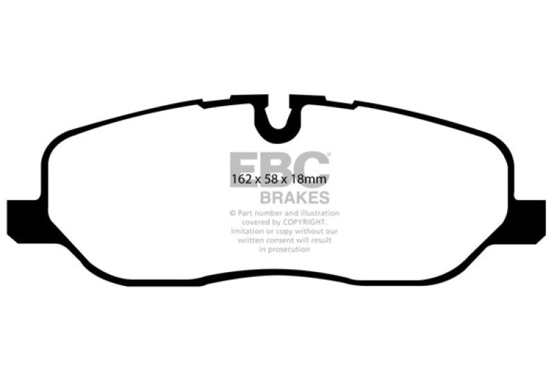 EBC 05-10 Land Rover LR3 4.4 Extra Duty Front Brake Pads