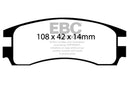 EBC 00-05 Buick Le Sabre (FWD) 3.8 (15in Wheels) Redstuff Rear Brake Pads