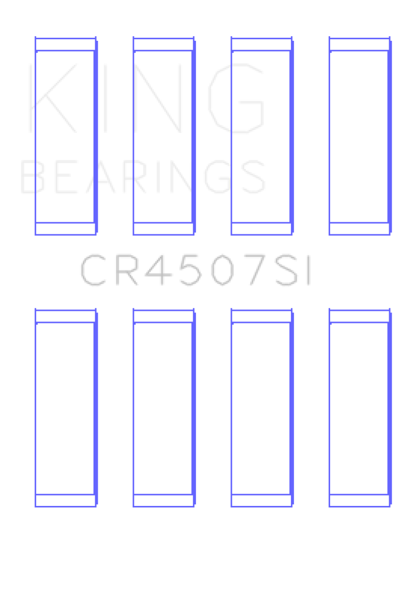 King Mazda MZR 2.3L 16v / Ford Duratec 2.3L 16v (Size +.75) Connecting Rod Bearing Set (Set of 4)