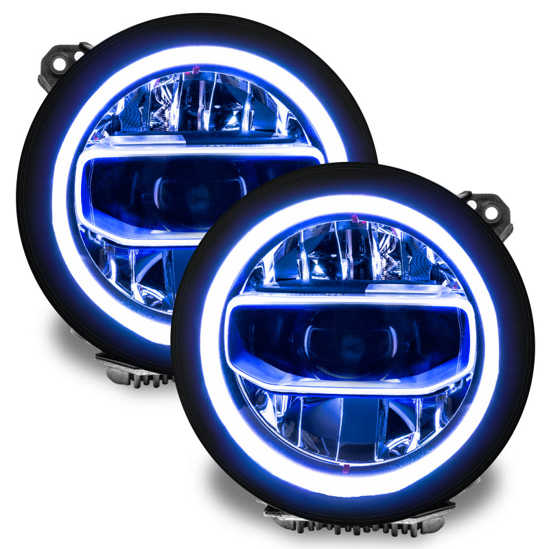 Oracle Jeep Wrangler JL/JT RGB+W Headlight DRL Upgrade Kit - ColorSHIFT w/ Simple Controller