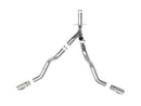 aFe Large Bore-HD 4in 409SS DPF-Back Exhaust System w/Polished Tips 20 GM Diesel Trucks V8-6.6L