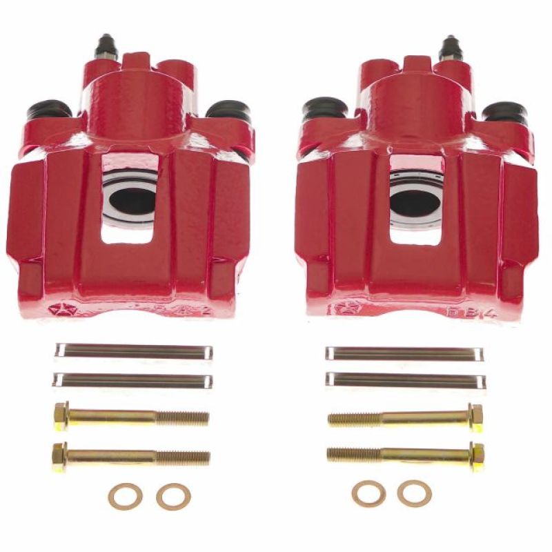 Power Stop 04-08 Chrysler Pacifica Rear Red Calipers - Pair