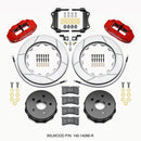 Wilwood Narrow Superlite 4R Rear Kit 14.00in Red 2007-up Jeep JK w/Lines