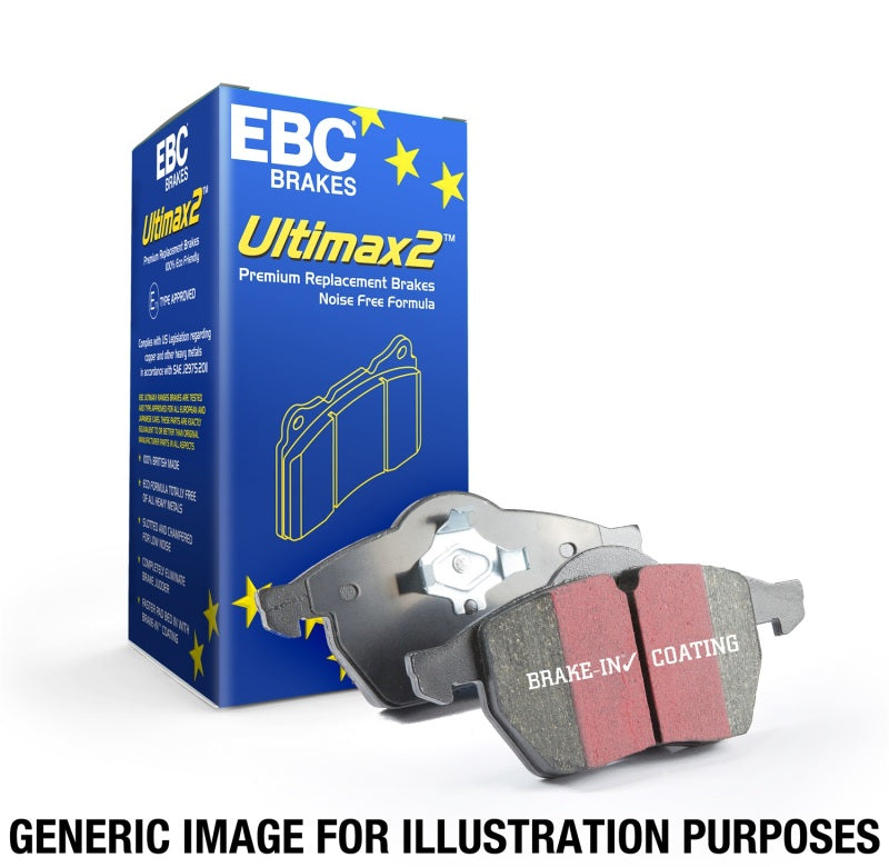 EBC 87-92 Alfa Romeo 75 1.6 Ultimax2 Front Brake Pads