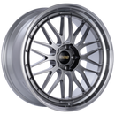 BBS LM 20x8.5 5x112 ET38 Diamond Black Center Diamond Cut Lip Wheel - 82mm PFS Required