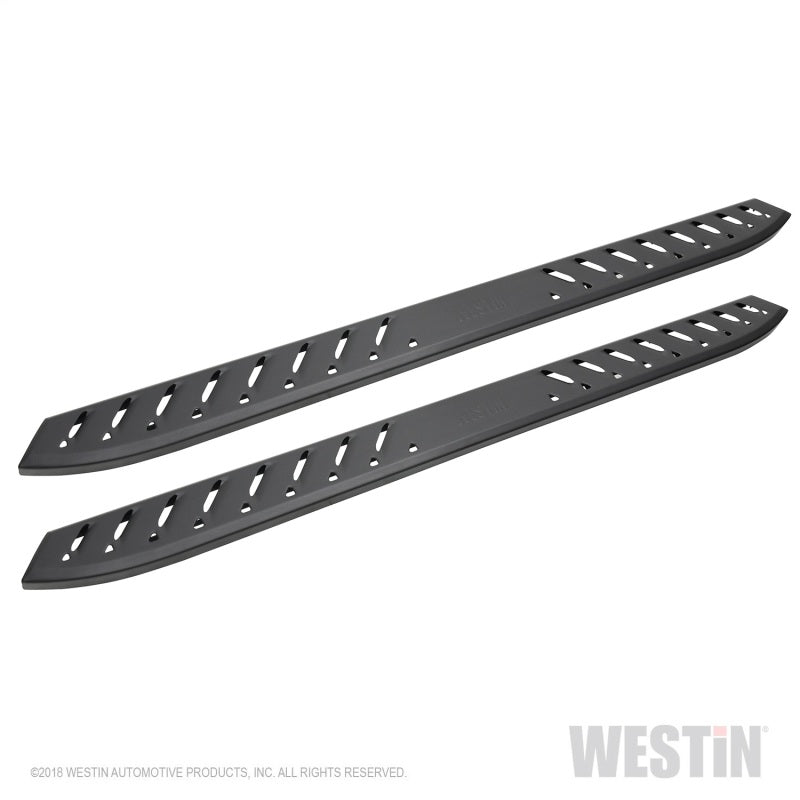 Westin 2019 Chevrolet Silverado/Sierra 1500 Crew Cab Thrasher Running Boards - Textured Black