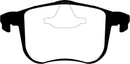 EBC 06-11 Saab 9-3 2.0 Turbo (Aero) Greenstuff Front Brake Pads