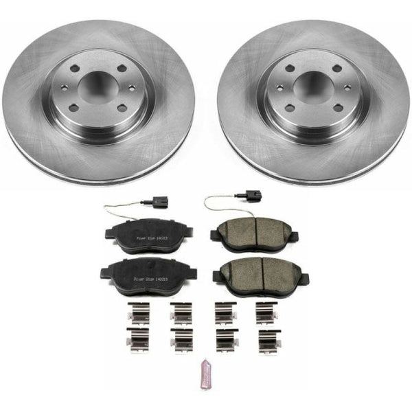 Power Stop 12-18 Fiat 500 Front Autospecialty Brake Kit